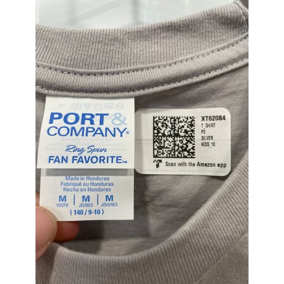 Port and Company Graphic Tee Youth Size Medium Just A Boy Who Loves Wrestling - Picture 3 of 6